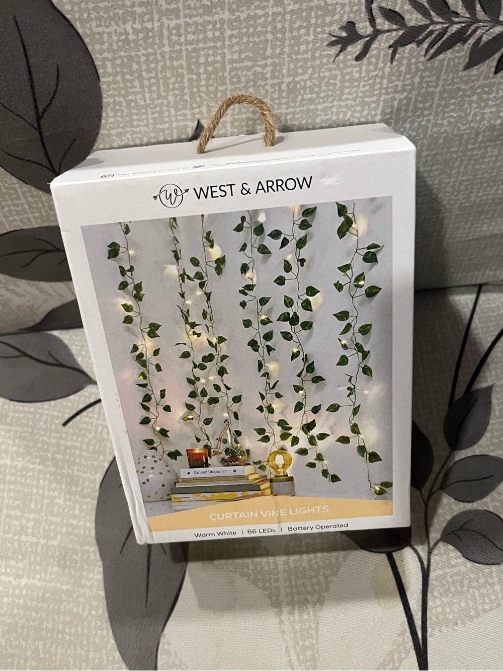 West & Arrow Curtain Vine Lights